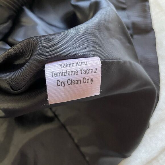 NISSHI by‎ Duse Victorian Vampire Blazer Women S/M 36 Black Satin Goth VTG Crop - Picture 11 of 13